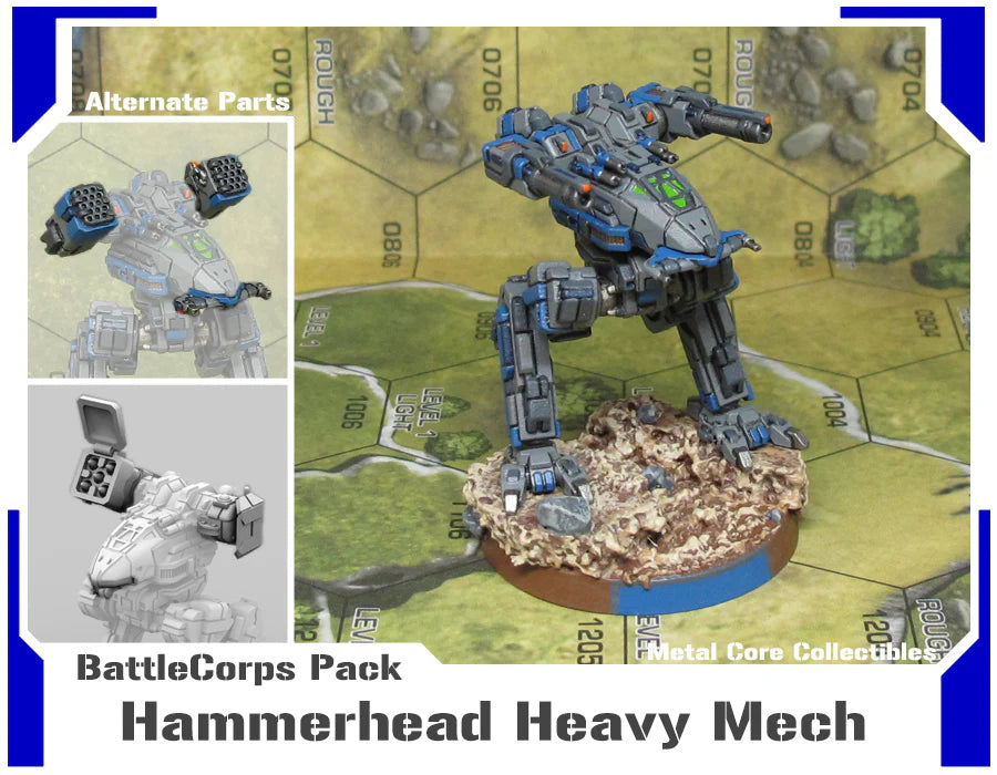 Hammerhead Heavy Mech Battlecorps Fortress Miniatures and Games