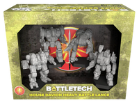 BattleTech Miniatures BattleTech House Davion Cavalry Lance Force Pack - 4 Miniatures, Geen Montage, Vanaf 14 Jaar BattleTech Miniaturen Set BattleTech Miniatures BattleTech House Davion Cavalry Lance Force Pack - 4 Miniatures, Geen Montage, Vanaf 14 Jaar BattleTech Miniaturen Set