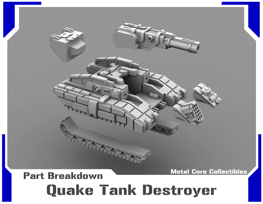 Quake Tank Destroyer- Gauss – Fortress Miniatures and Games