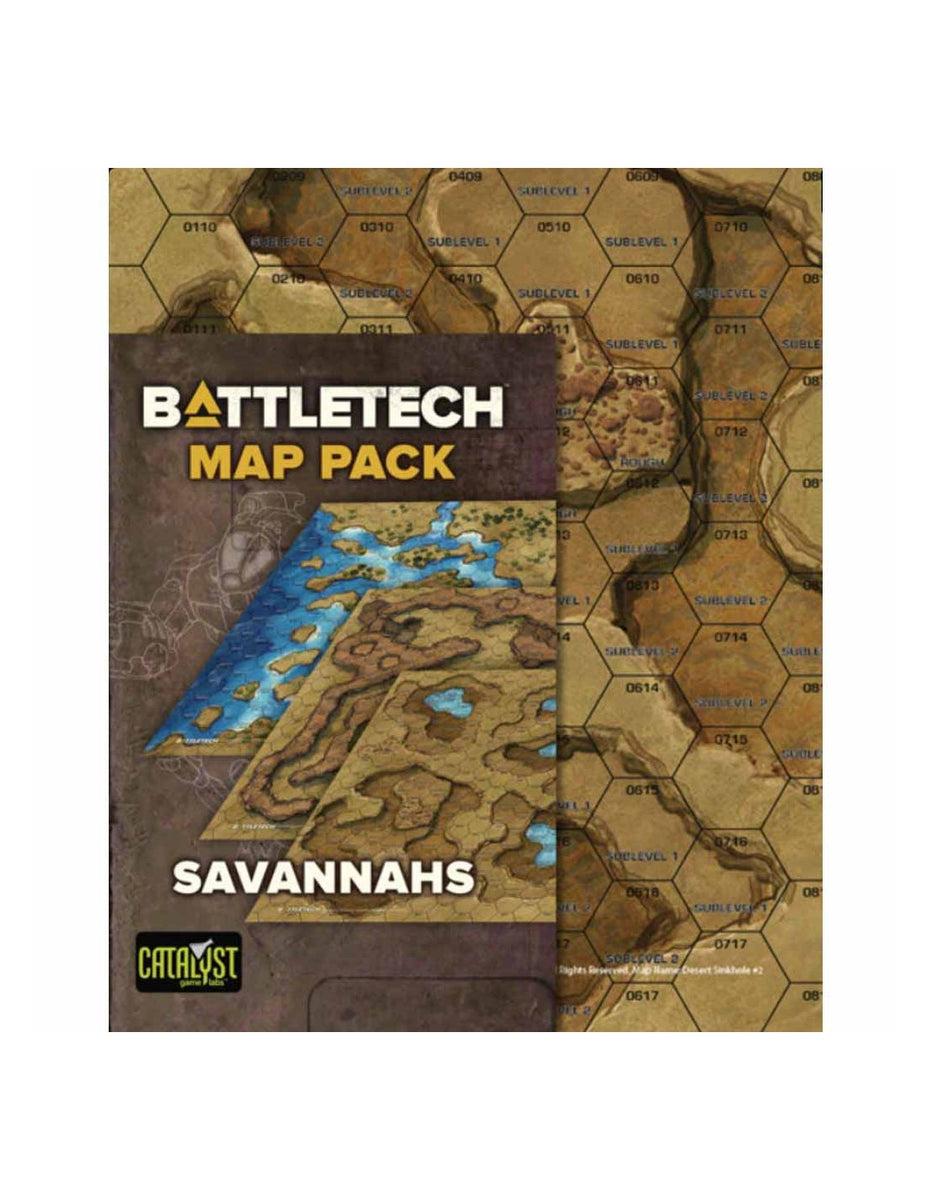 BATTLETECH: MAP PACK: SAVANNAHS – Fortress Miniatures and Games