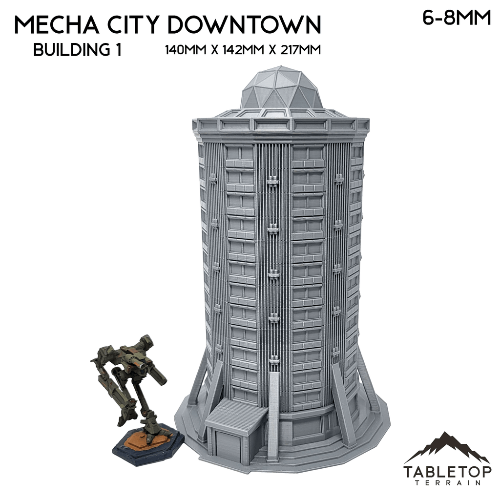 Mecha City Downtown Buildings - Bundle 1 – Fortress Miniatures and Games