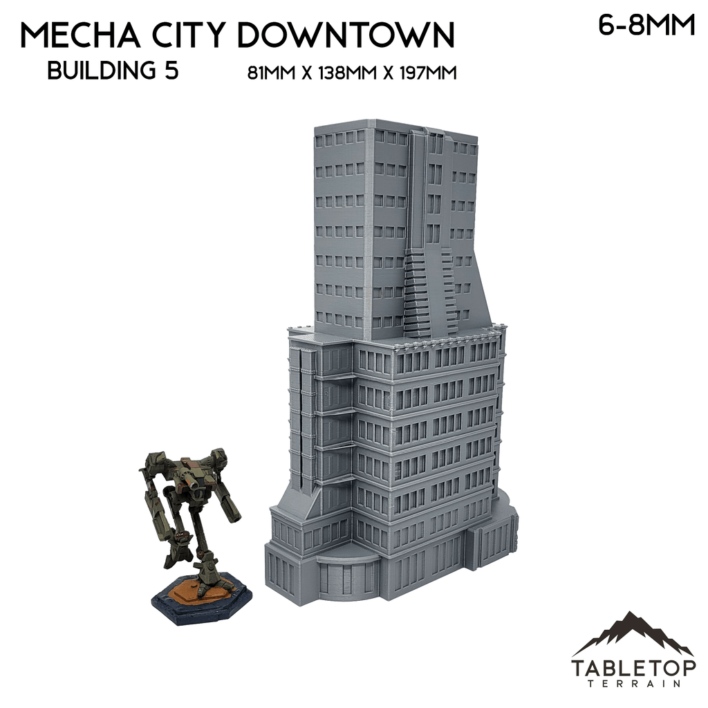 Mecha City Downtown Buildings - Bundle 1 – Fortress Miniatures and Games