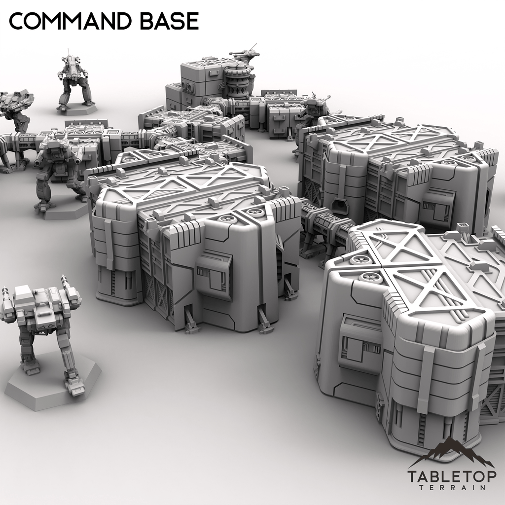 HEXTECH Command Base - Drop Base Delta – Fortress Miniatures and Games