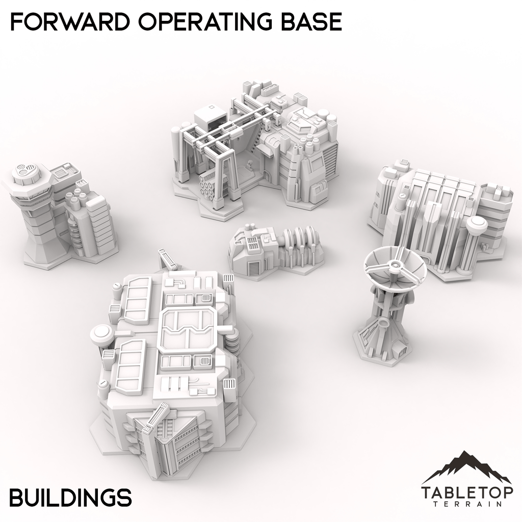 HEXTECH Forward Operating Base - 6mm – Fortress Miniatures and Games