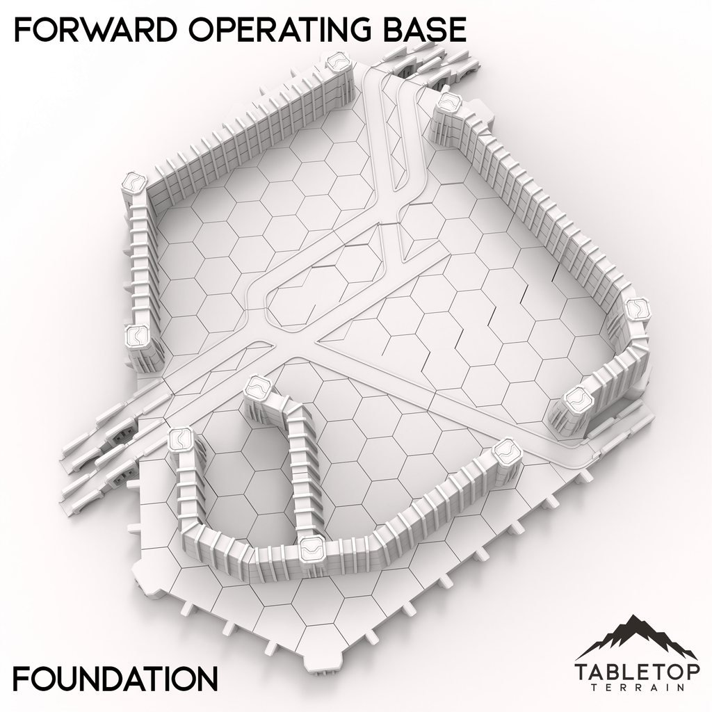 HEXTECH Forward Operating Base - 6mm – Fortress Miniatures and Games