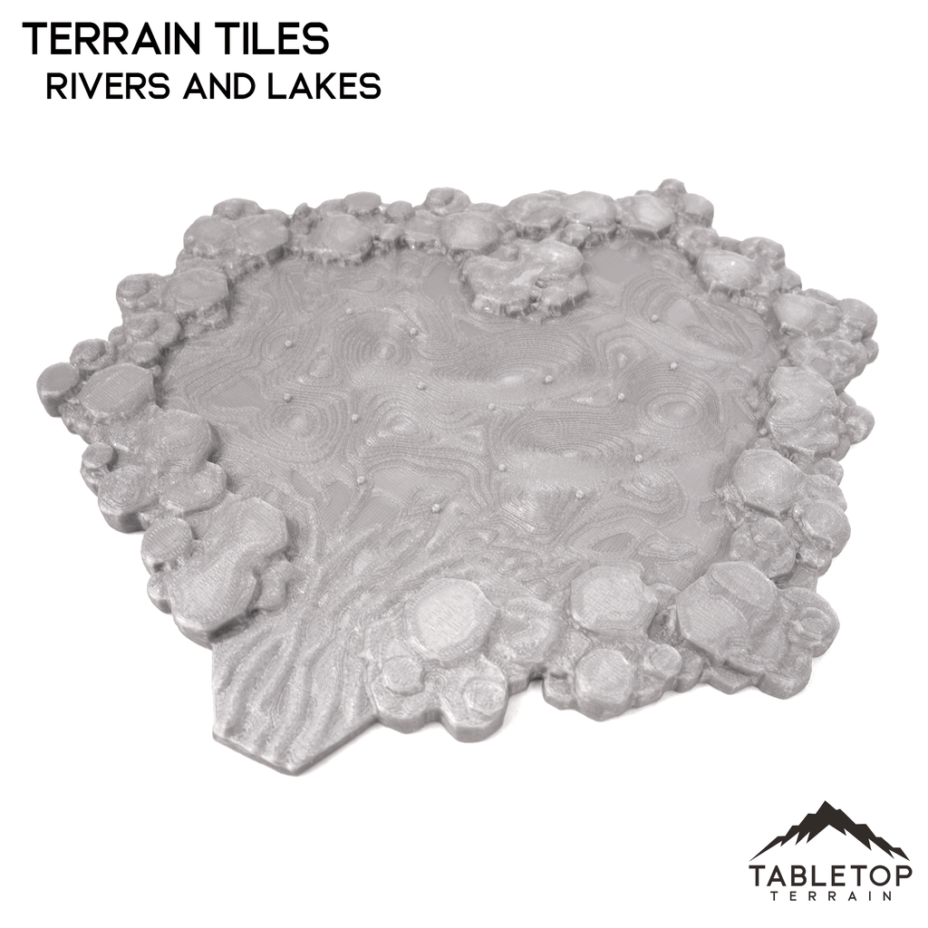 HEXTECH Rivers and Lakes Terrain Tiles - 6mm – Fortress Miniatures and ...