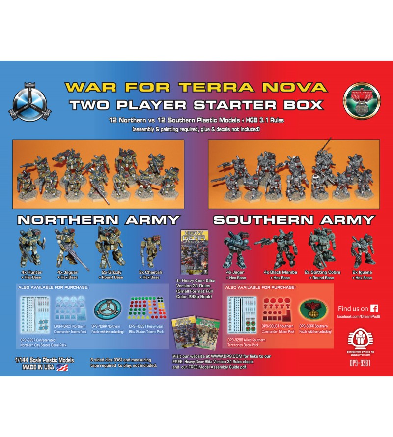 Heavy Gear Blitz - War For Terra Nova - Two Player Starter Box