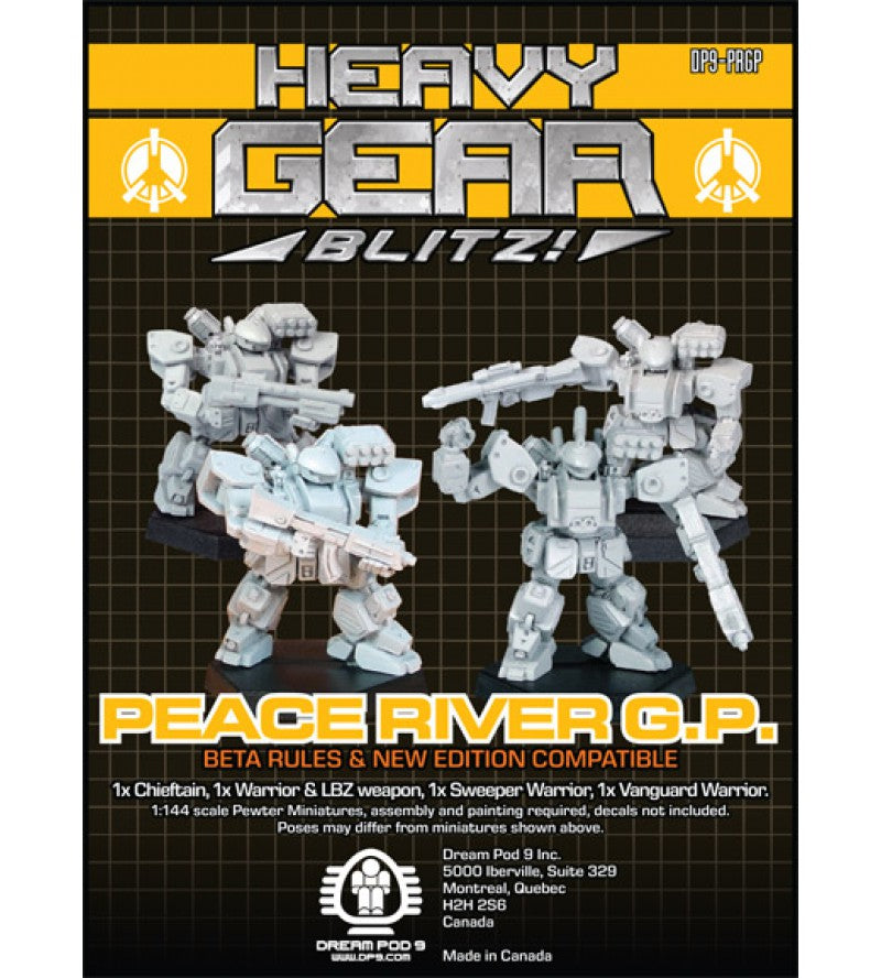 Peace River G.P. Squad (4 Minis: 4x Warrior) – Fortress Miniatures and Games