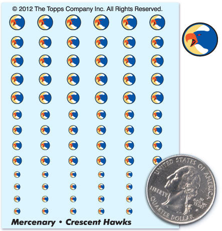 Crescent Hawk Pin Crescent Hawks Decals – Fortress Miniatures and Games